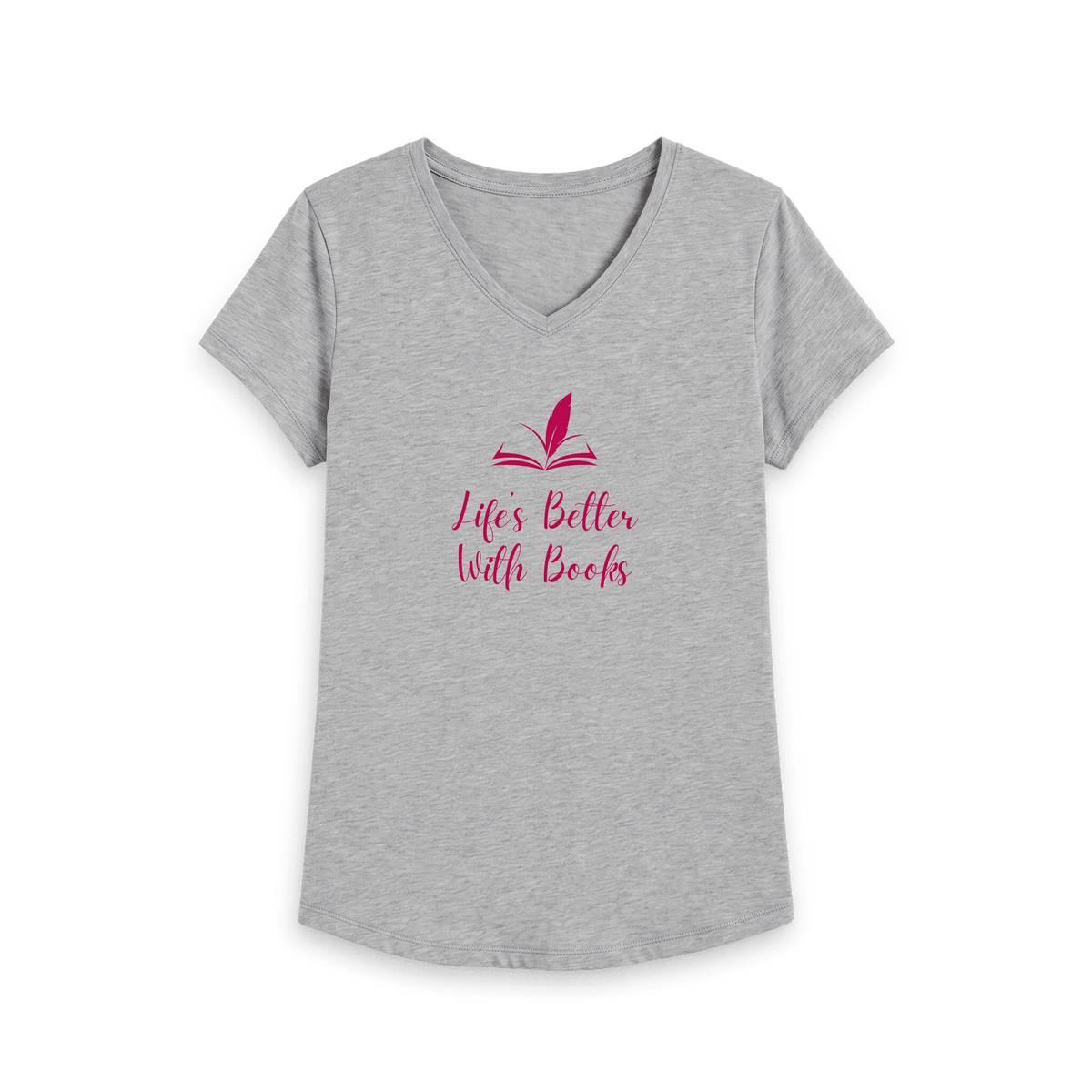 Athletic Grey Printed T-shirt Front