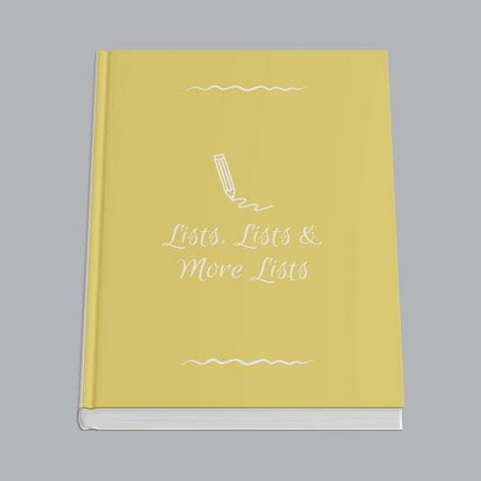 Lists, Lists & More Lists Notebook