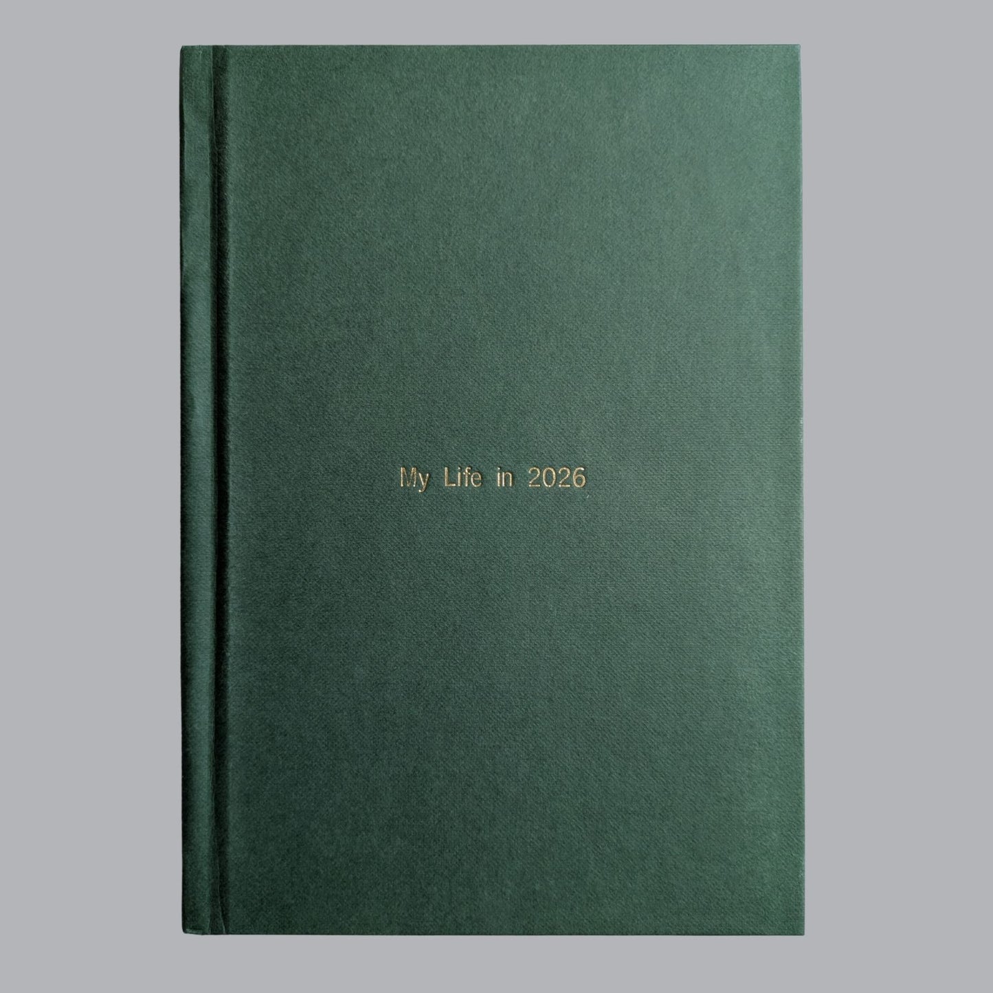 2026 Diary – British Racing Green Cloth Bound Diary