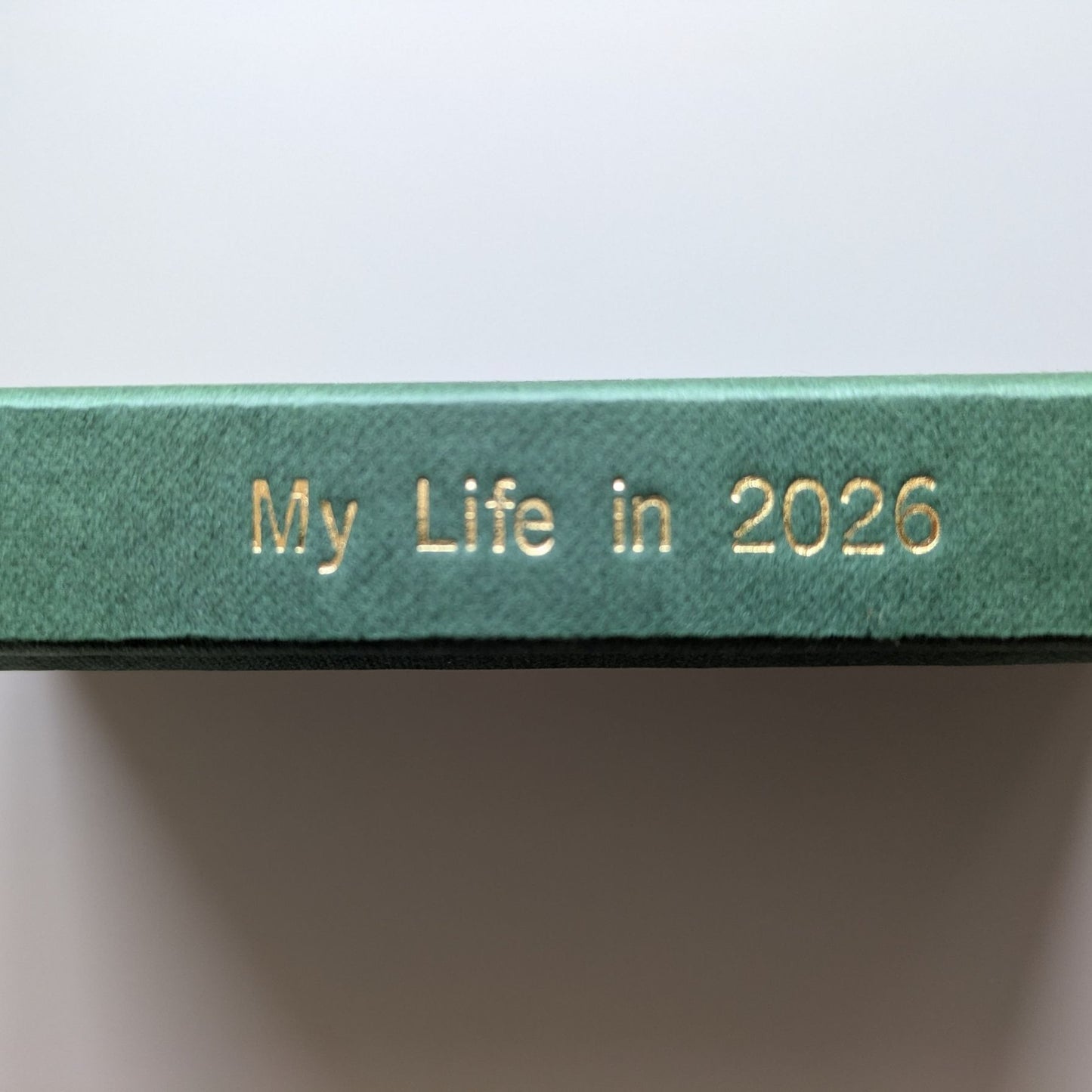 2026 Diary – British Racing Green Cloth Bound Diary