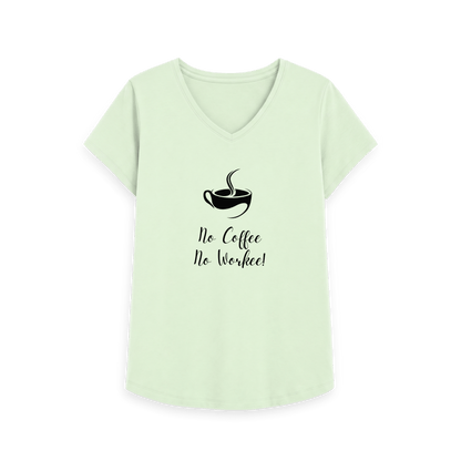 Pastel Green Printed T-shirt Front