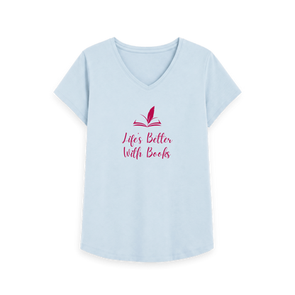Sky Blue Printed T-shirt Front