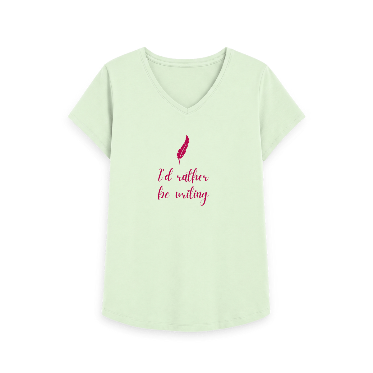 Pastel Green Printed T-shirt Front
