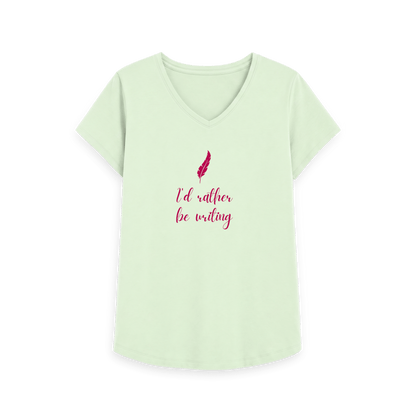 Pastel Green Printed T-shirt Front