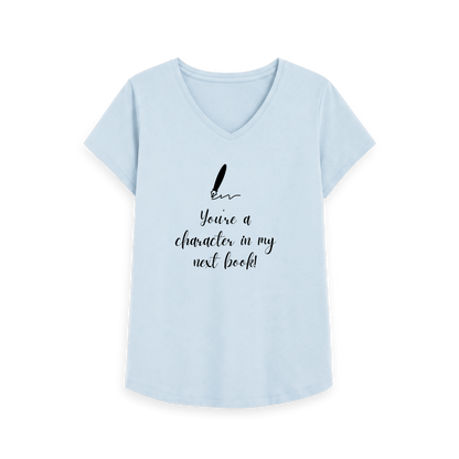 Sky Blue Printed T-shirt Front