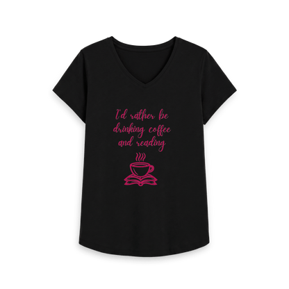 Black Printed T-shirt Front