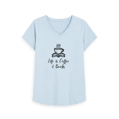 Sky Blue Printed T-shirt Front