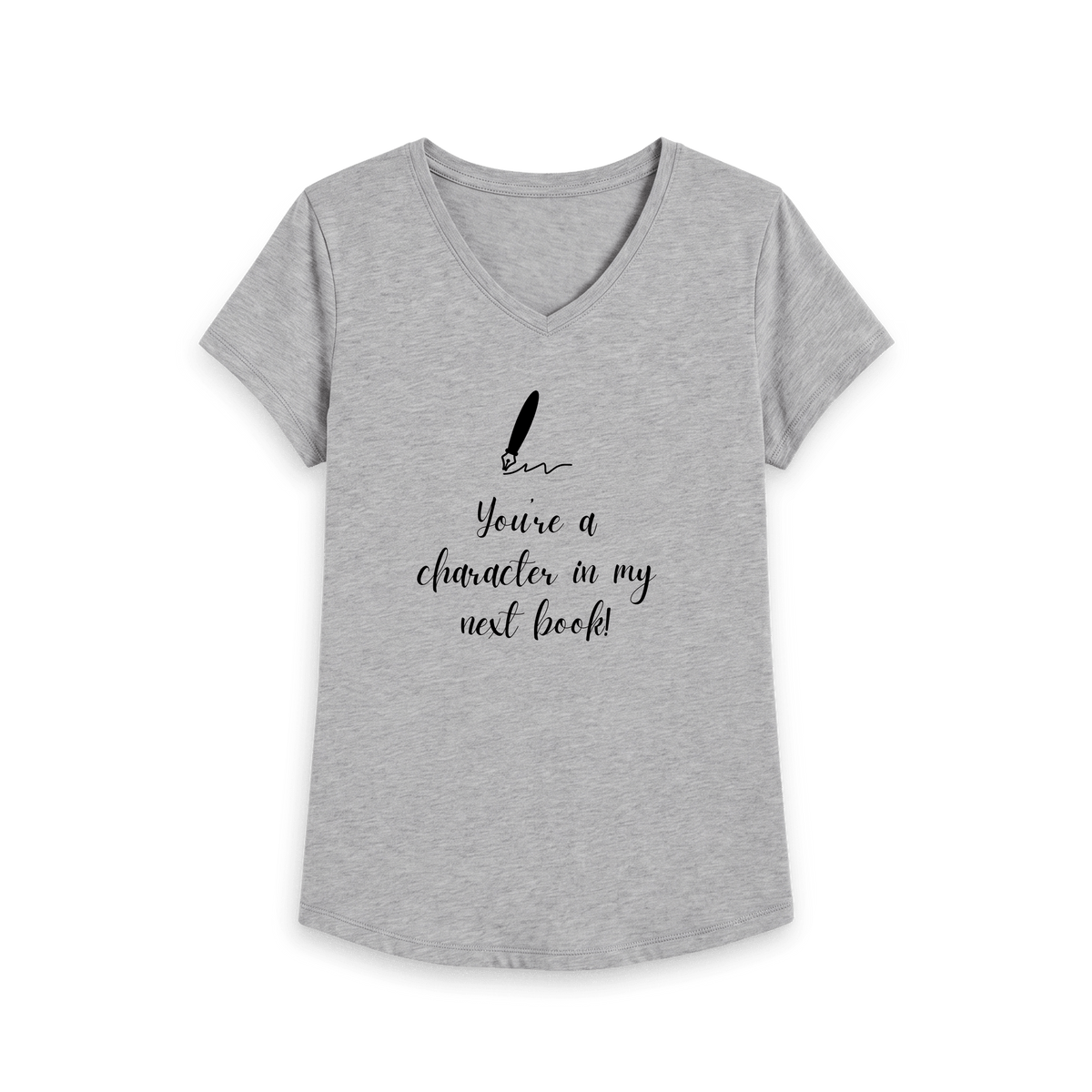 Athletic Grey Printed T-shirt Front