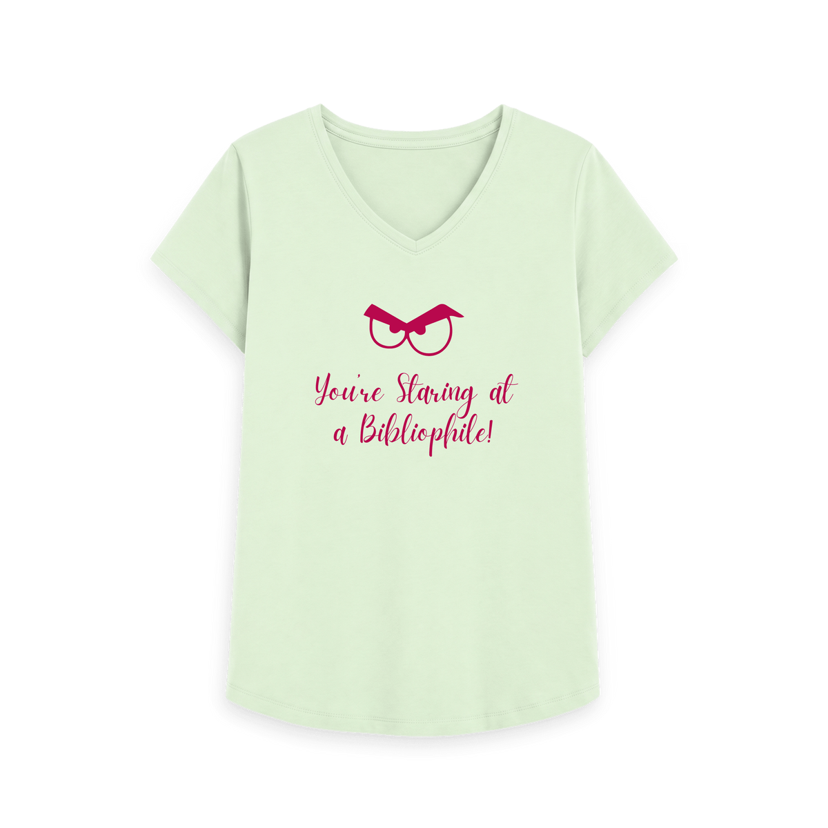 Pastel Green Printed T-shirt Front