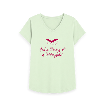 Pastel Green Printed T-shirt Front