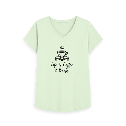Pastel Green Printed T-shirt Front