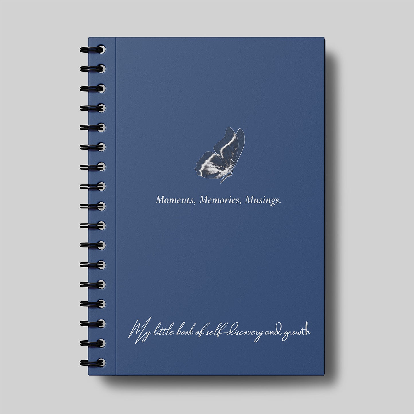 Moments, Memories, Musings Beginners Journal - Blue