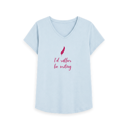 Sky Blue Printed T-shirt Front