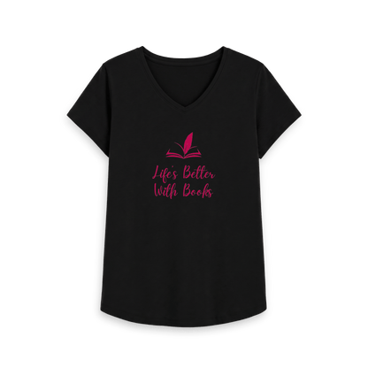 Black Printed T-shirt Front