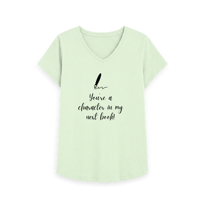 Pastel Green Printed T-shirt Front