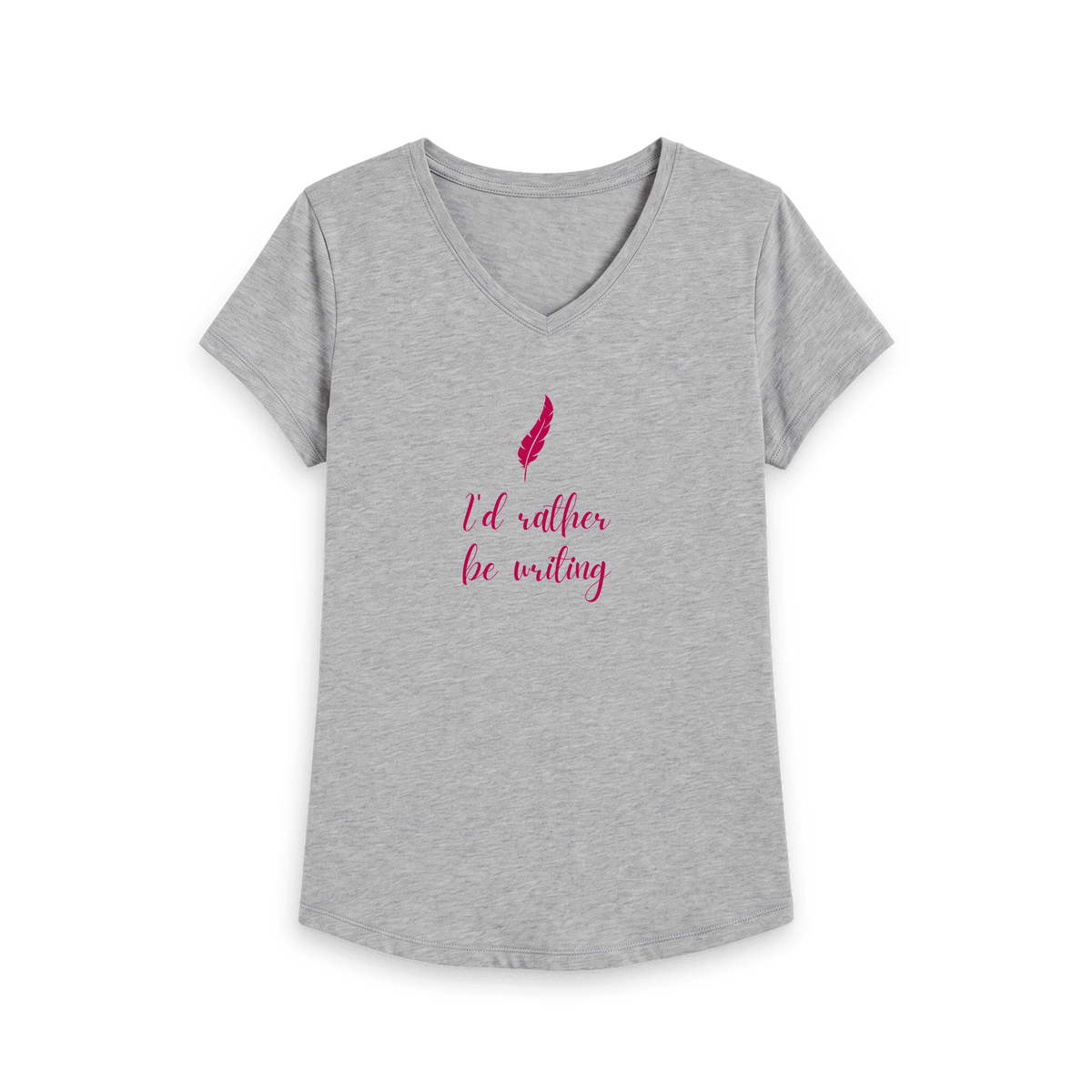 Athletic Grey Printed T-shirt Front