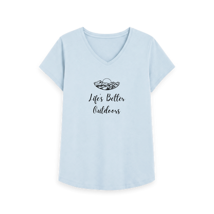 Sky Blue Printed T-shirt Front