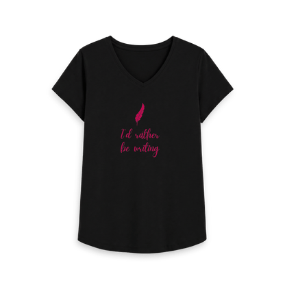 Black Printed T-shirt Front