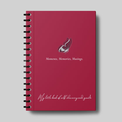 Moments, Memories, Musings Beginners Journal - Magenta