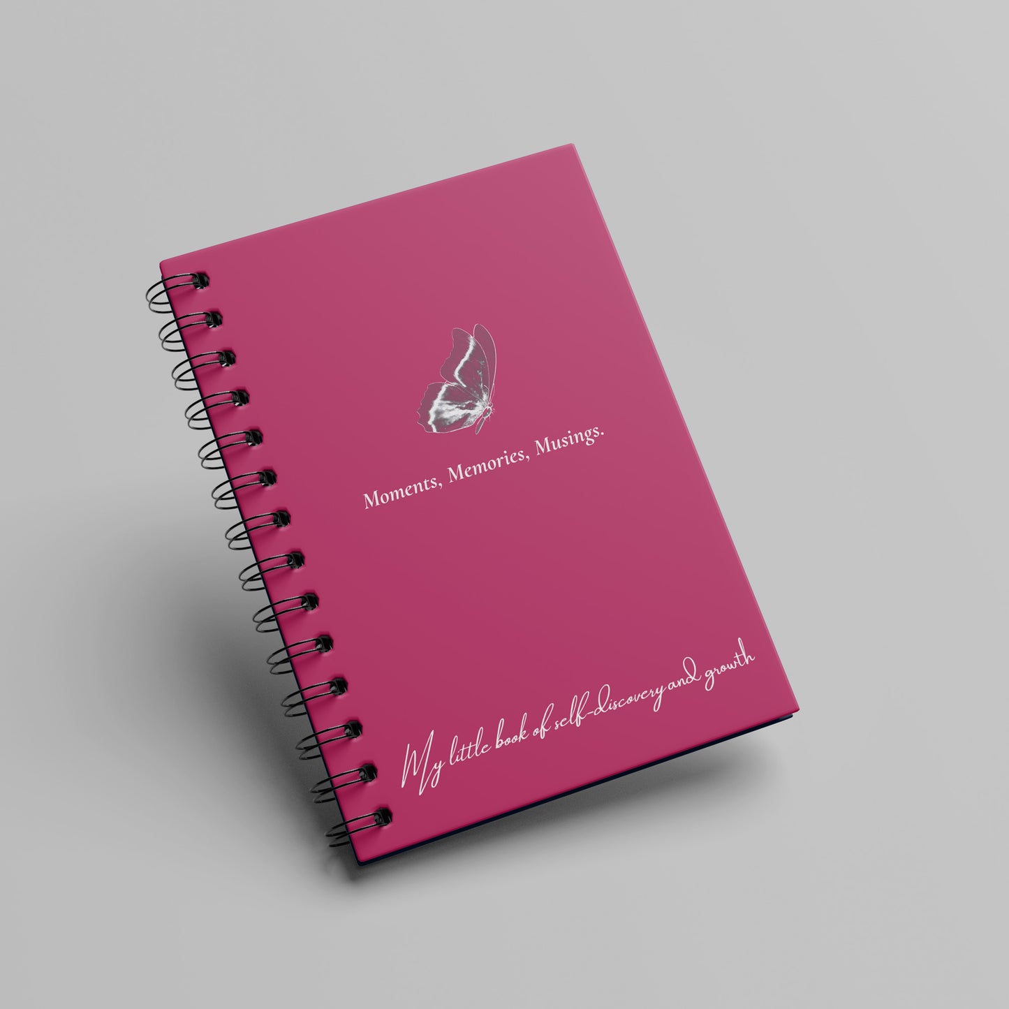 Moments, Memories, Musings Beginners Journal - Magenta