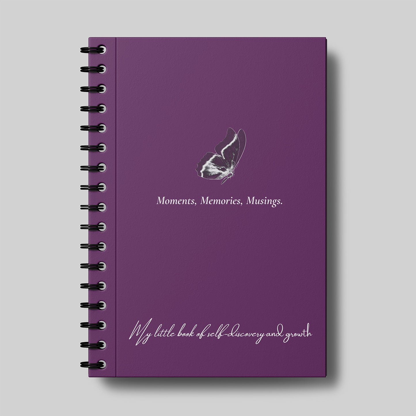 Moments, Memories, Musings Beginners Journal - Purple