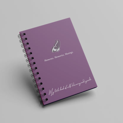 Moments, Memories, Musings Beginners Journal - Purple