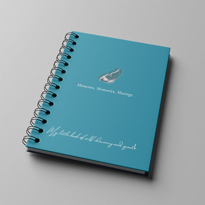 Moments, Memories, Musings Beginners Journal - Teal